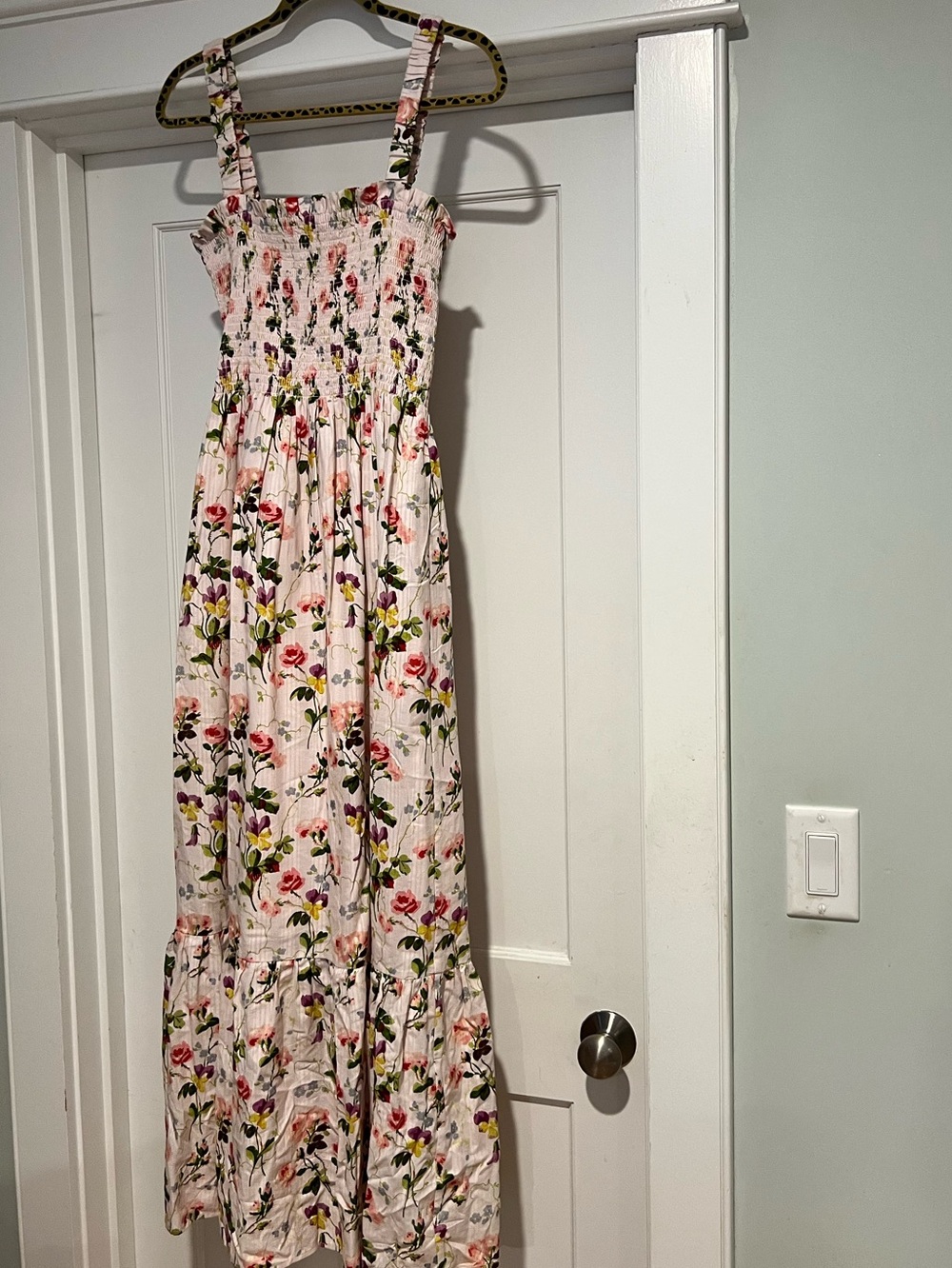 Rare Hill House Anjuli Nap Dress in Pink Bluebonnet. Sz. L - Picture 5 of 12